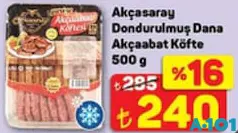 AKÇASARAY DONDURULMUŞ DANA AKÇAABAT KÖFTE 500 G